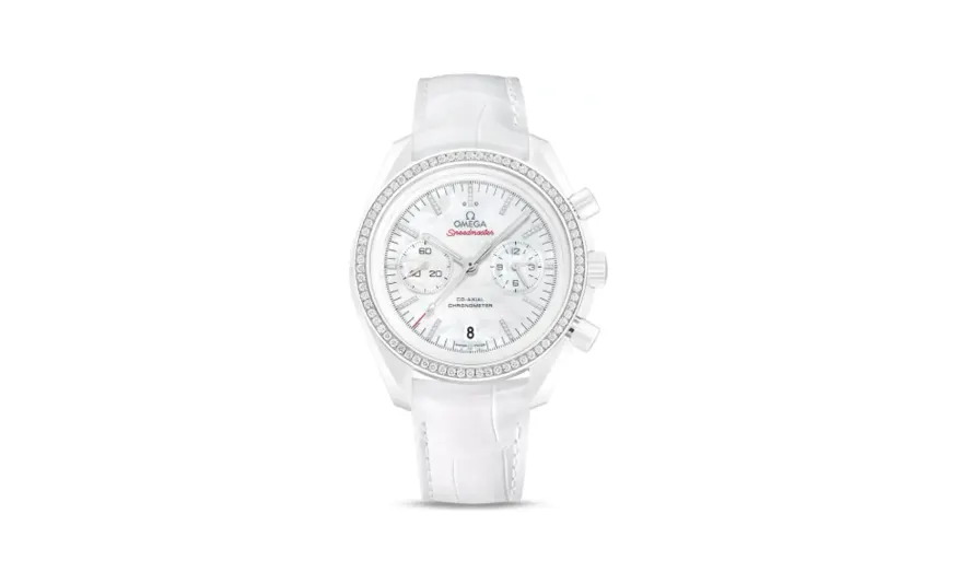 Omega Speedmaster Moonwatch Co-Axial White Side of the Moon Diamond