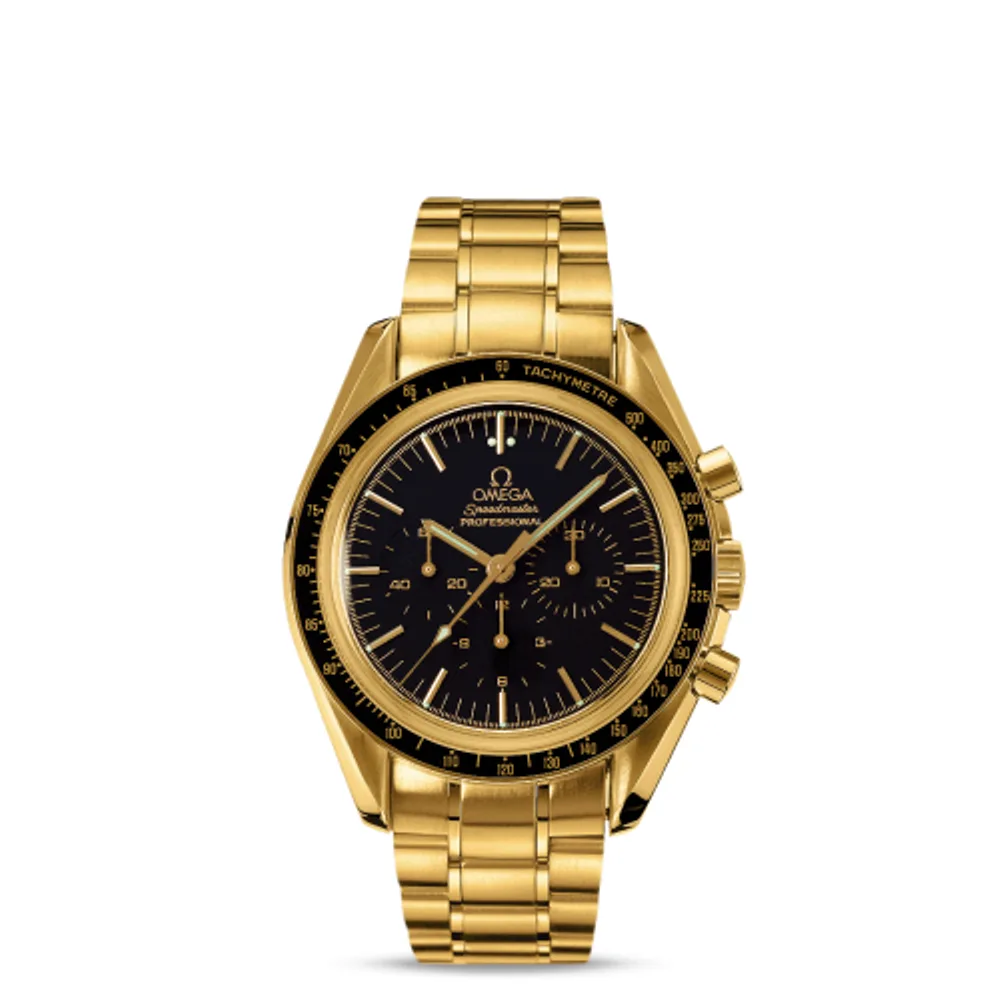 Omega Speedmaster Professional Moonwatch Yellow Gold / Bracelet