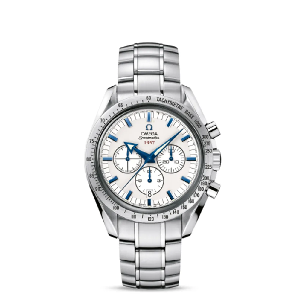 Omega Speedmaster Broad Arrow 1957 Stainless Steel / Silver / Bracelet