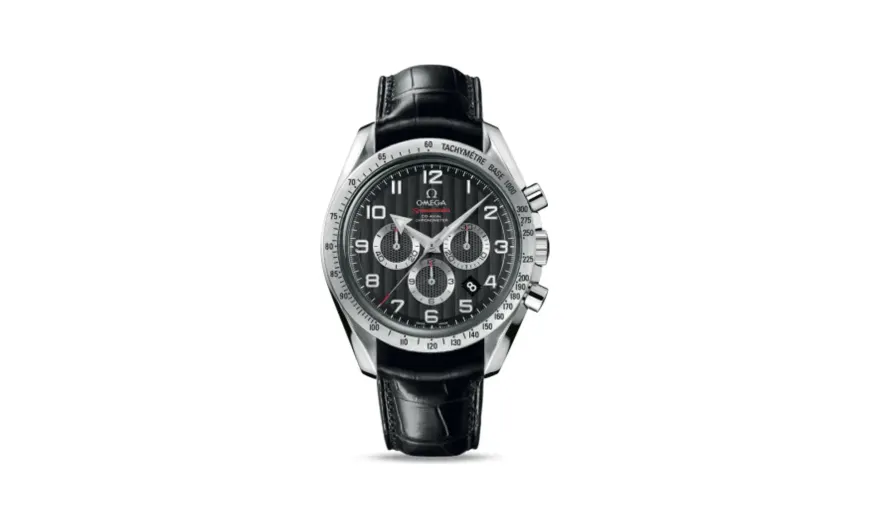Omega Speedmaster Broad Arrow 44.25 Stainless Steel / Black Stripes