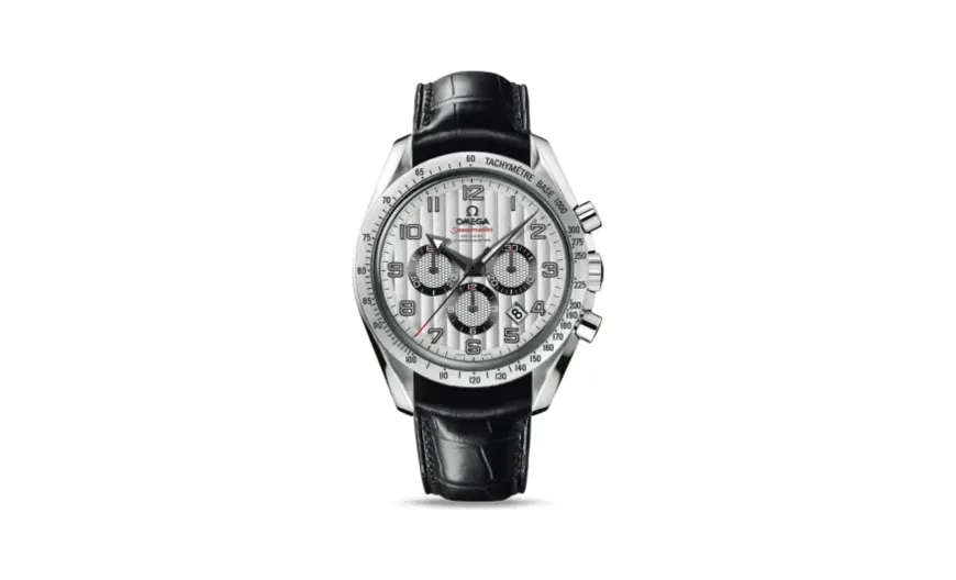 Omega Speedmaster Broad Arrow 44.25 Stainless Steel / Silver Stripes