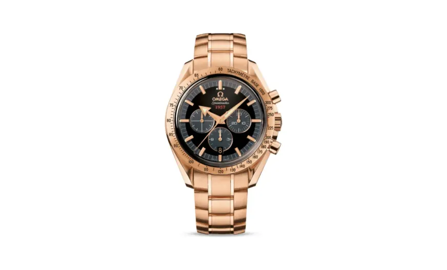 Omega Speedmaster Broad Arrow 1957 Red Gold / Black / Bracelet