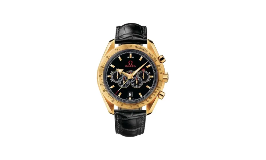 Omega Speedmaster Co-Axial Yellow Gold / Black / Olympic Collection