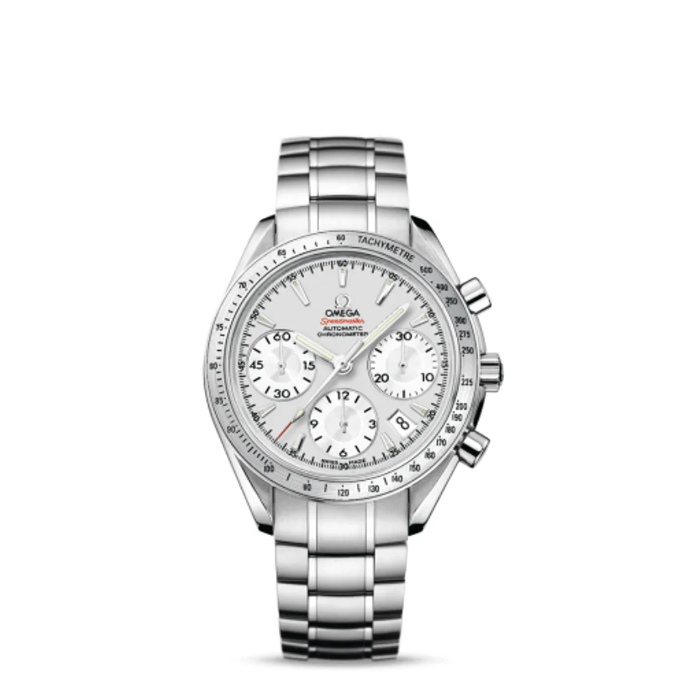 Omega Speedmaster Date 40 Stainless Steel / Silver / Bracelet