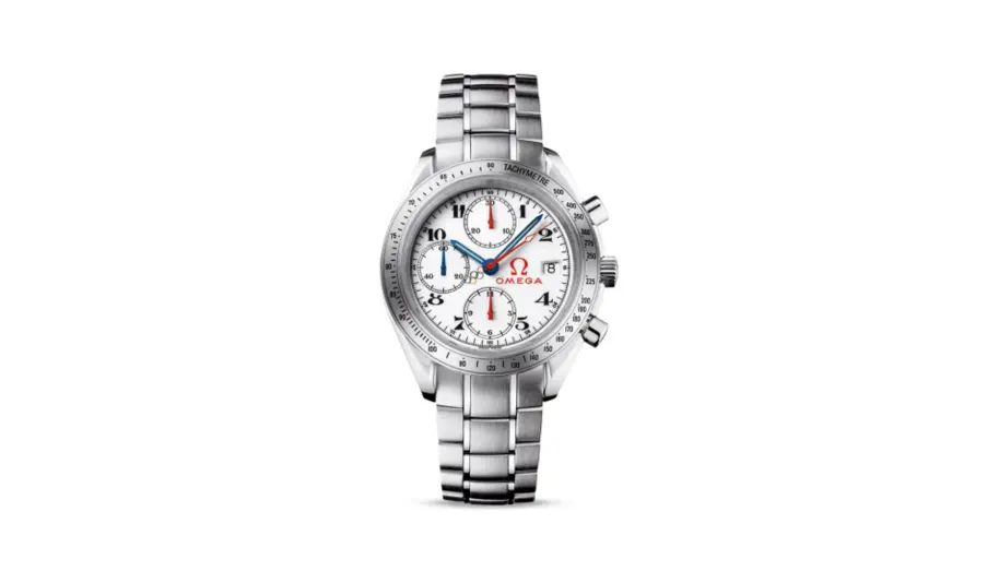 Omega Speedmaster Date 40 Stainless Steel / White / Bracelet / Olympic Timeless