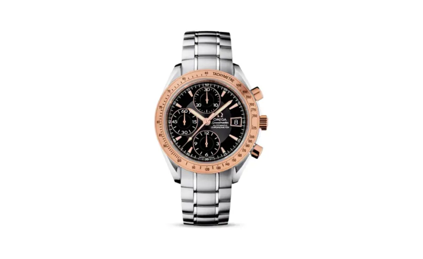 Omega Speedmaster Date 40 Stainless Steel / Red Gold / Black / Bracelet