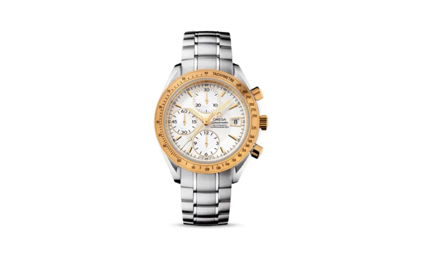 Omega Speedmaster Date 40 Stainless Steel / Yellow Gold / Silver / Bracelet