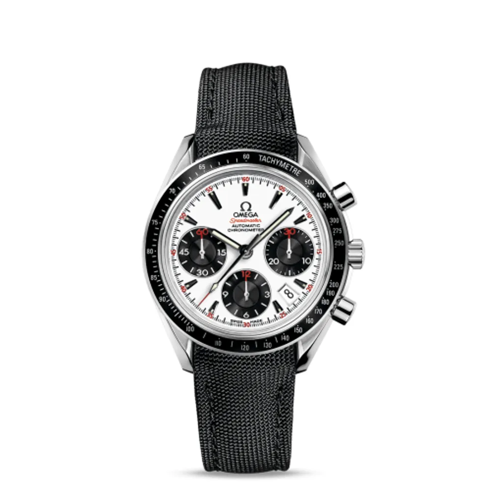 Omega Speedmaster Date 40 Stainless Steel / Panda / Cordura