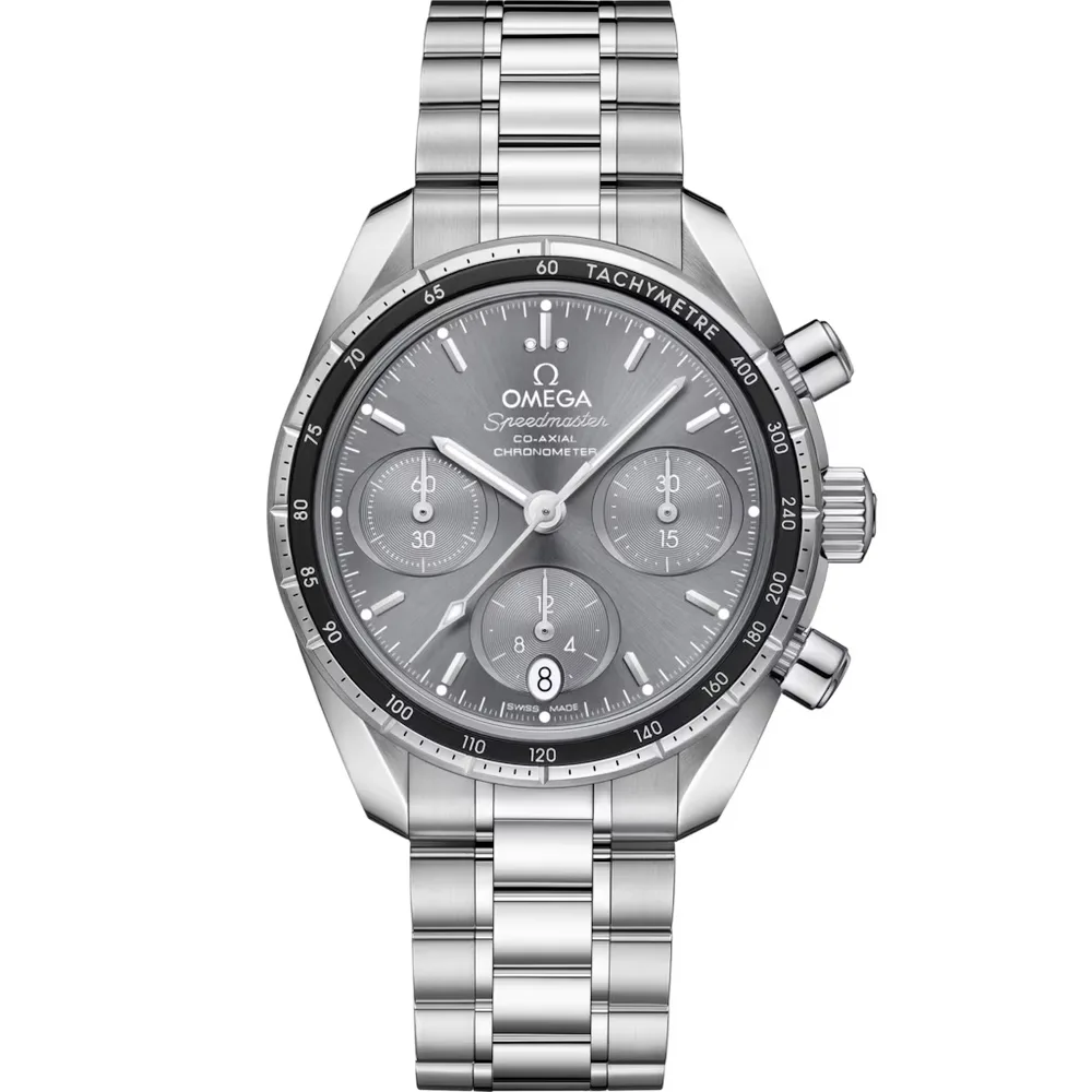 Omega Speedmaster 38 38 mm, steel on steel