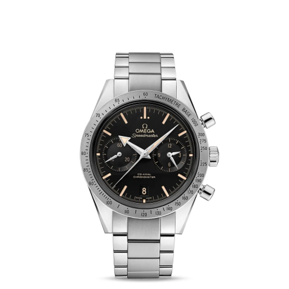 Omega Speedmaster 57 Co-Axial Stainless Steel / Black Vintage / Bracelet