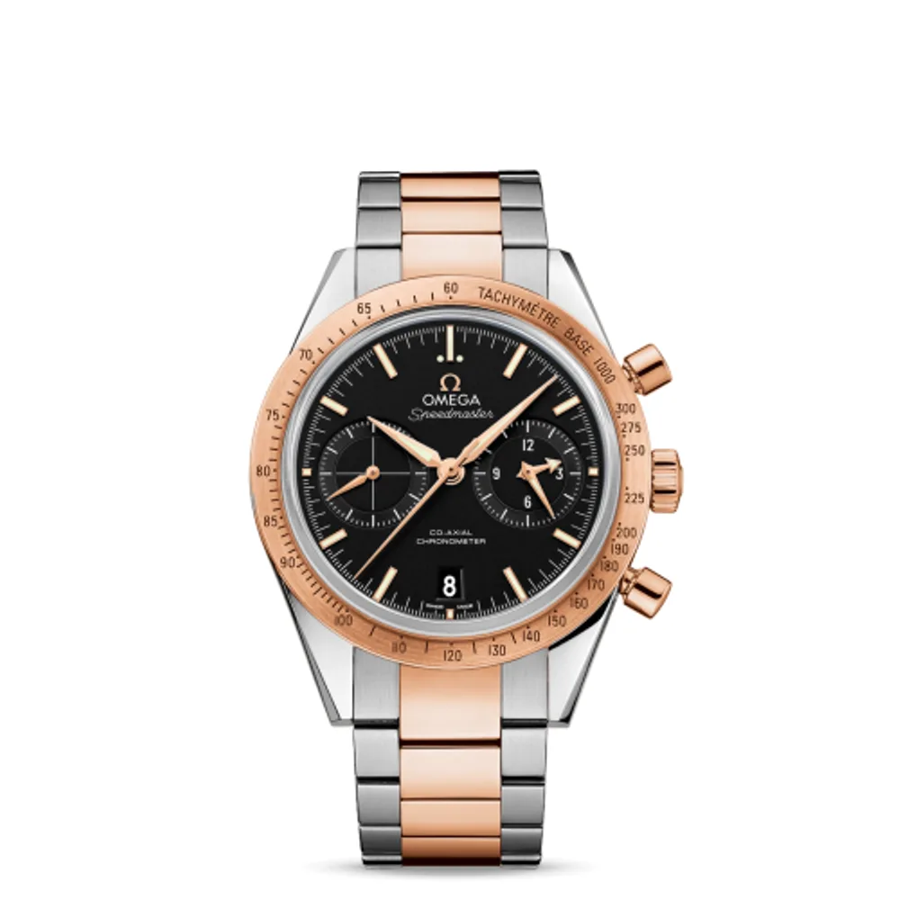 Omega Speedmaster 57 Co-Axial Stainless Steel / Red Gold / Black / Bracelet