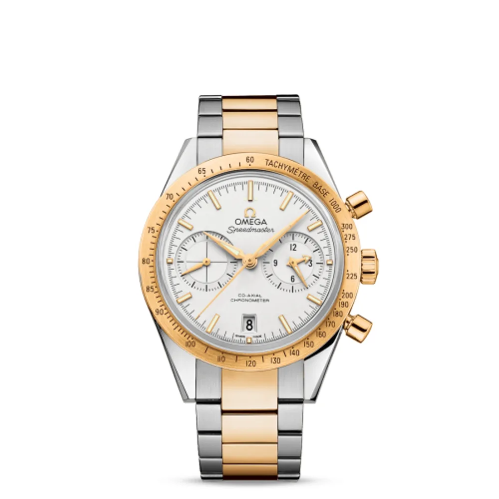 Omega Speedmaster 57 Co-Axial Stainless Steel / Yellow Gold / Silver / Bracelet