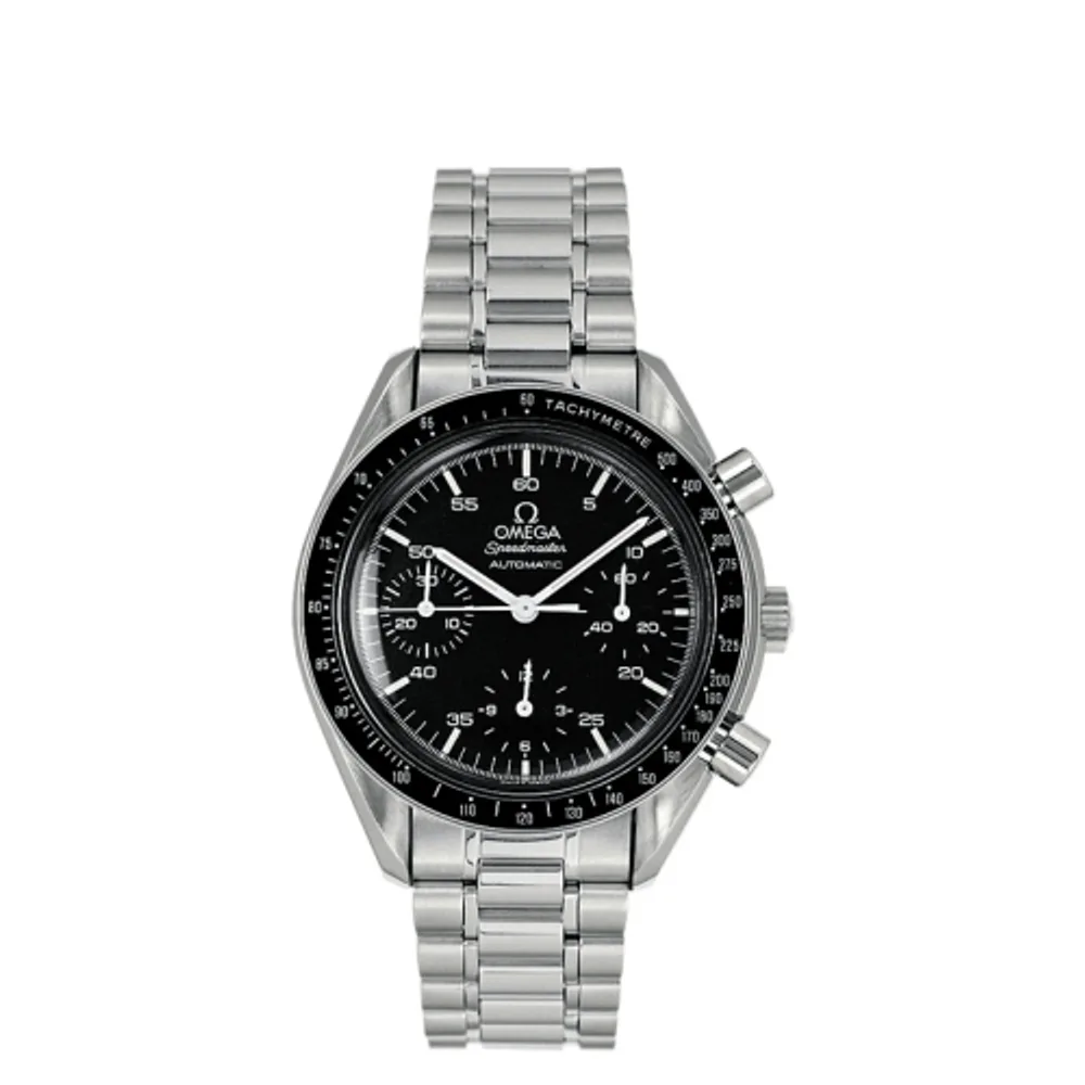 Omega Speedmaster Reduced Stainless Steel / Black / Bracelet