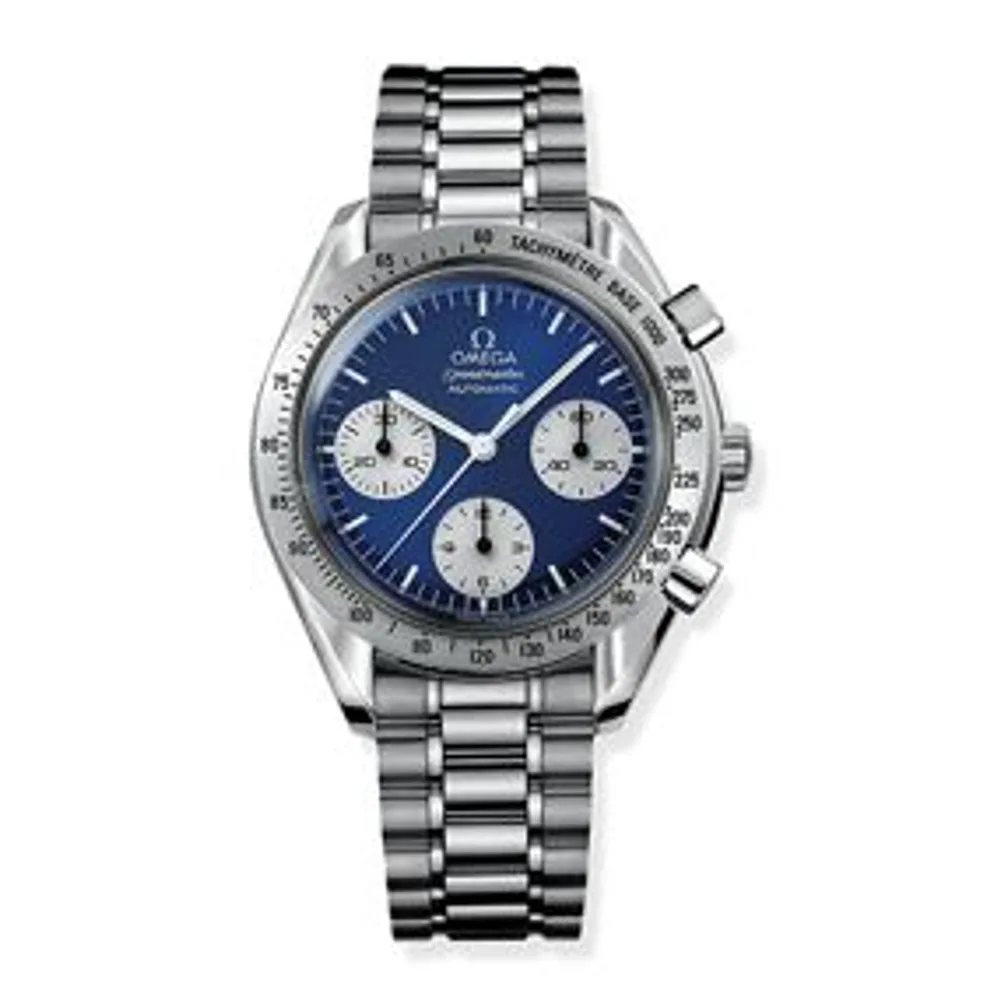 Omega Speedmaster Reduced Stainless Steel / Blue Inverted Panda / Bracelet / Japan