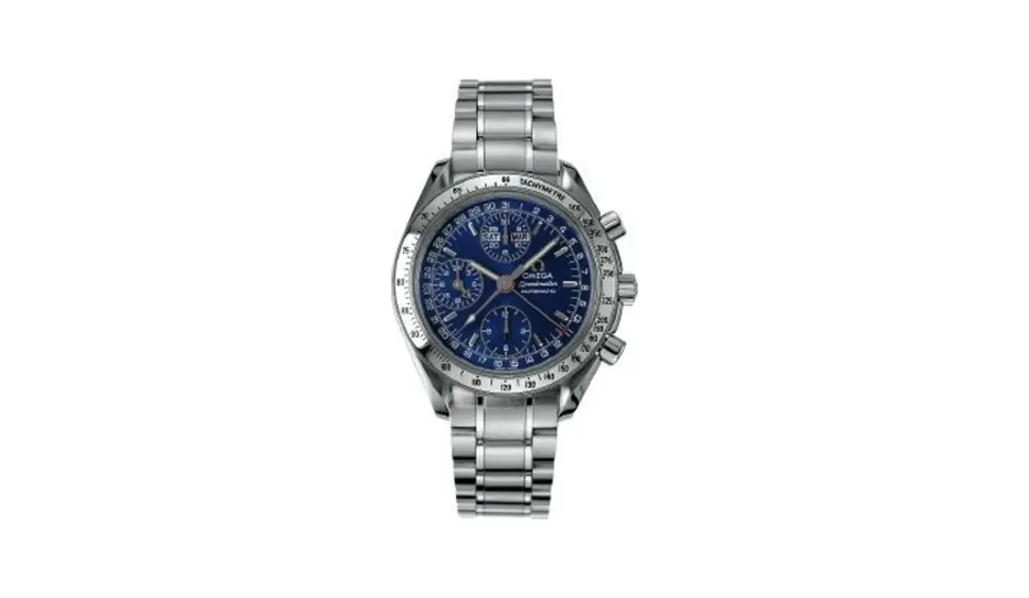 Omega Speedmaster Day-Date 39 Stainless Steel / Blue / Bracelet