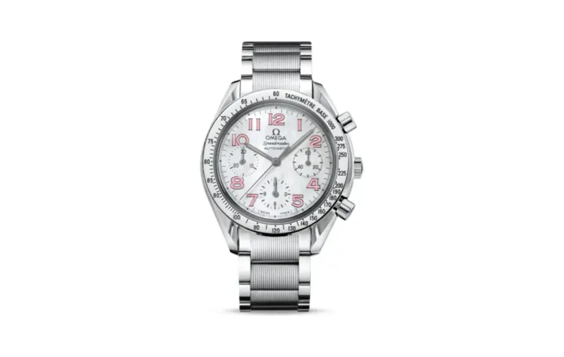 Omega Speedmaster Reduced Ladies Stainless Steel / MOP / Pink / Bracelet