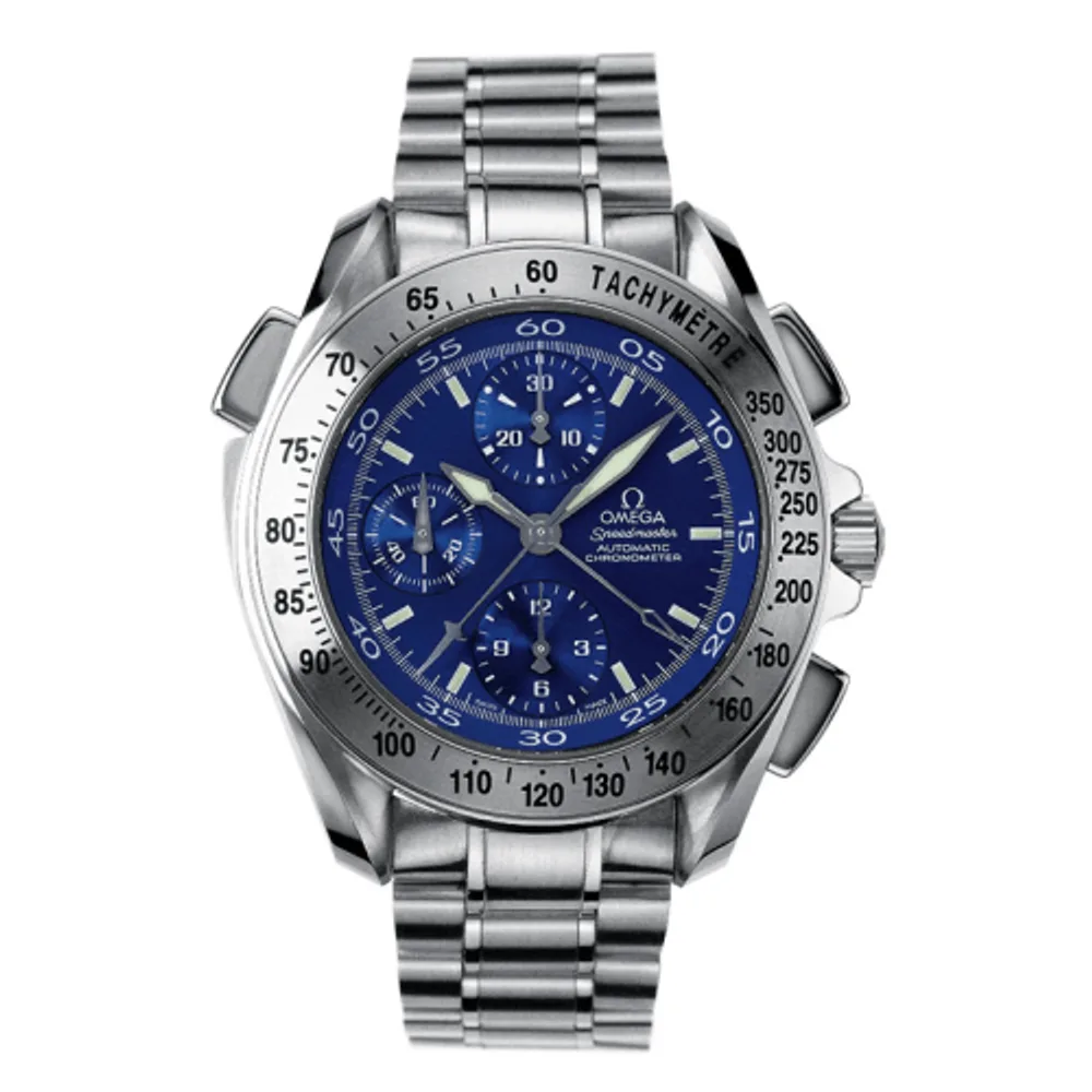 Omega Speedmaster Split-Seconds Stainless Steel / Blue / Bracelet