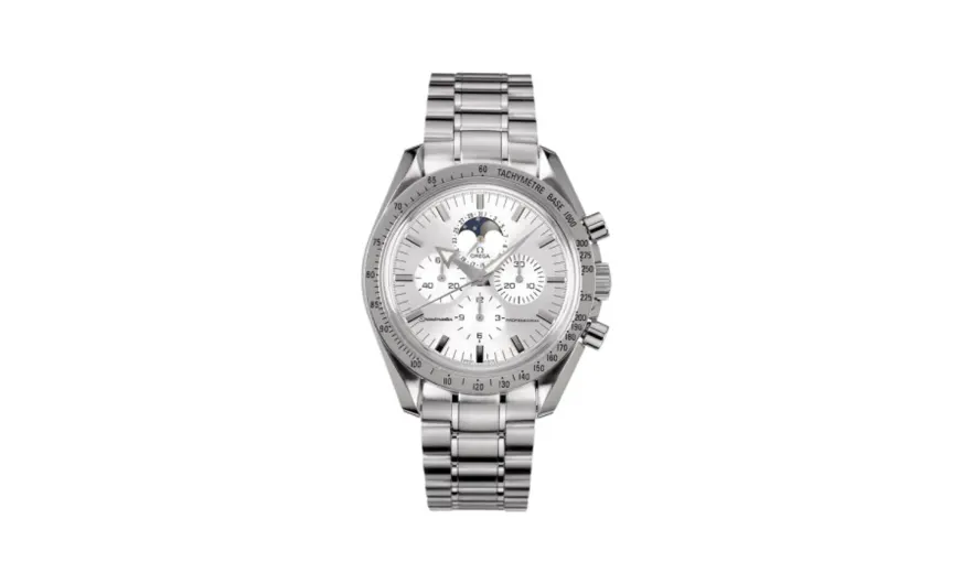 Omega Speedmaster Professional Broad Arrow Moonphase Stainless Steel / Silver / Bracelet