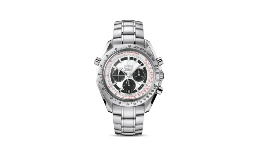Omega Speedmaster Broad Arrow Co-Axial Rattrapante Stainless Steel / Panda / Bracelet