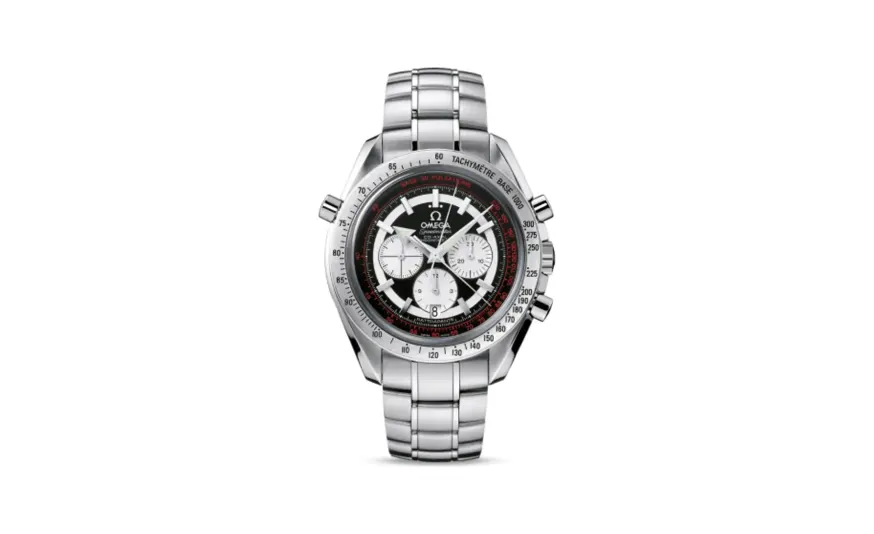 Omega Speedmaster Broad Arrow Co-Axial Rattrapante Stainless Steel / Inverted Panda / Bracelet