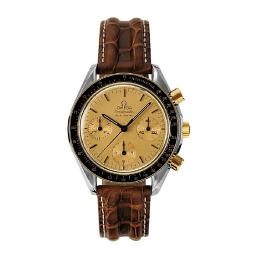 Omega Speedmaster Reduced Stainless Steel / Yellow Gold / Champagne