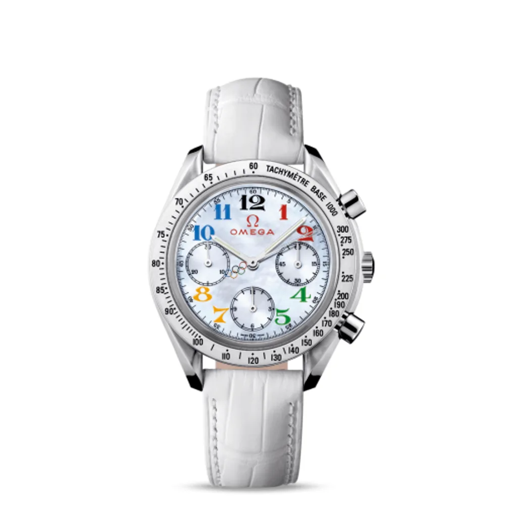 Omega Speedmaster Reduced Stainless Steel / MOP / Olympic Collection