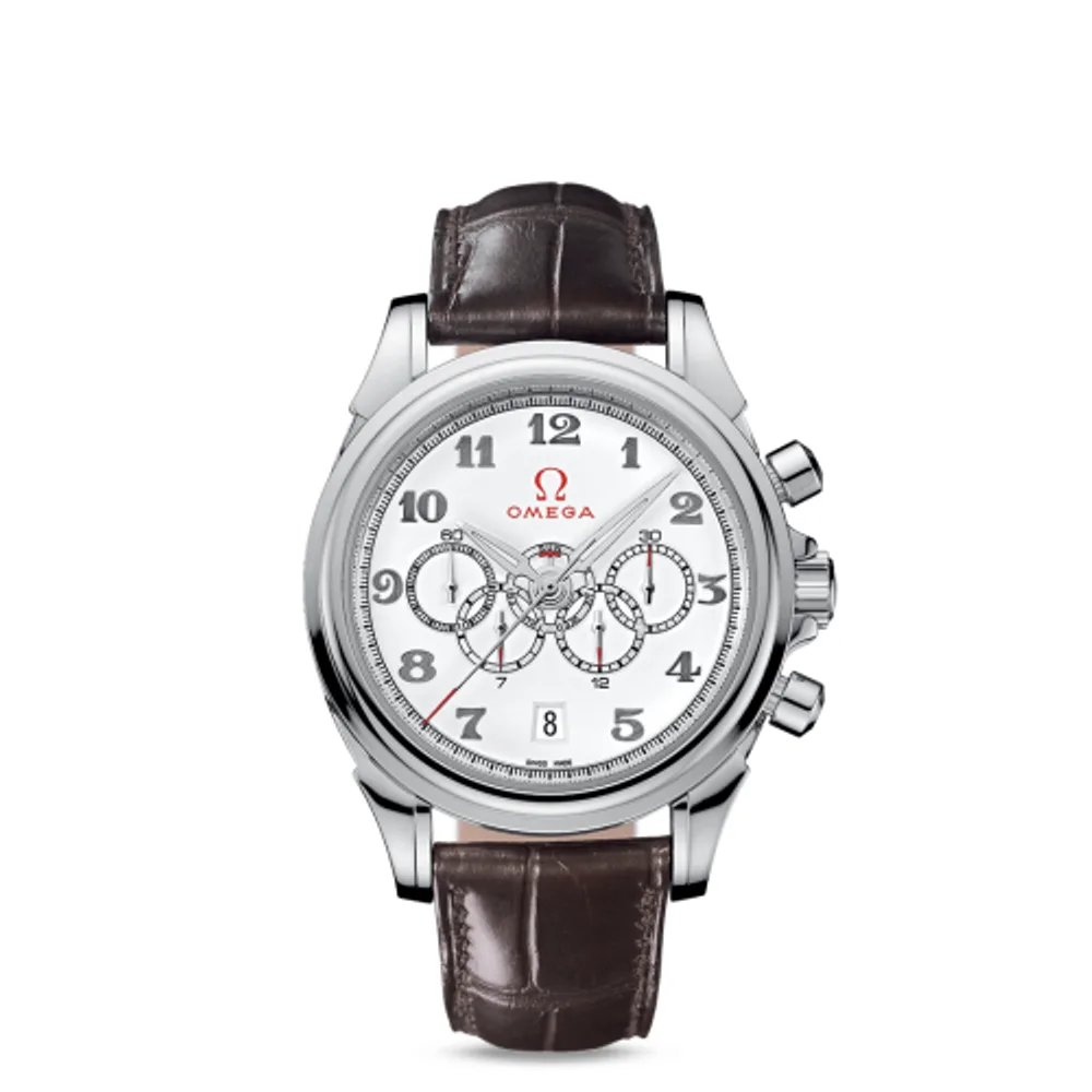 Omega De Ville Co-Axial 41 Chronograph Stainless Steel / White / Olympic Timeless