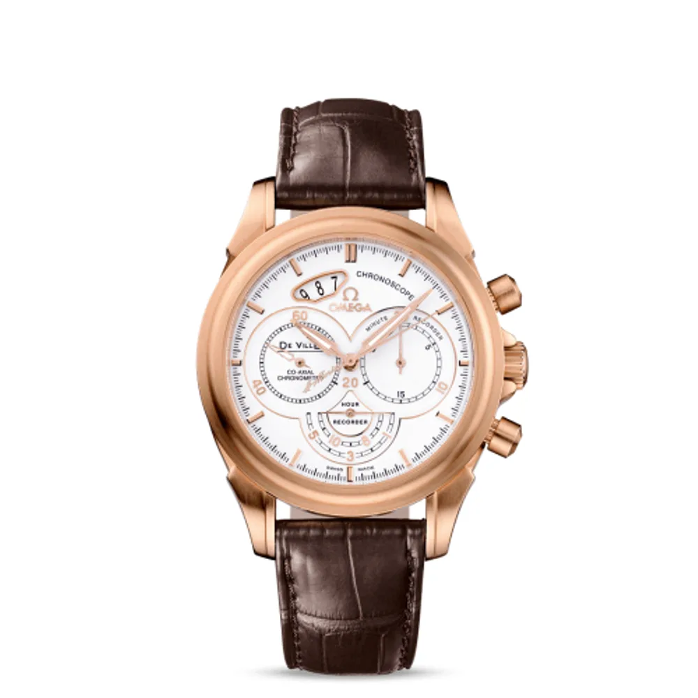 Omega De Ville Co-Axial 41 Chronoscope Red Gold / White / St Moritz