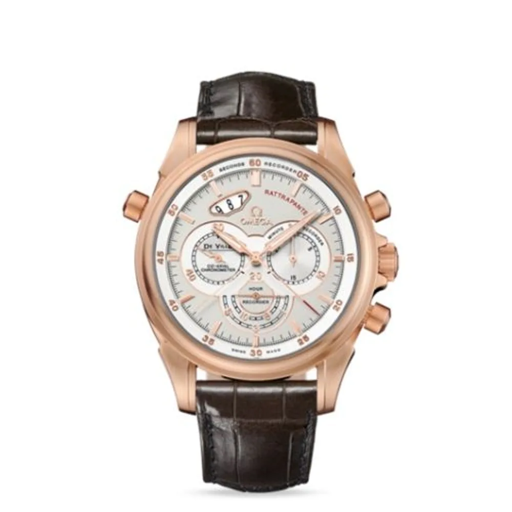 Omega De Ville Co-Axial 44 Chronoscope Rattrapante II Red Gold / Silver