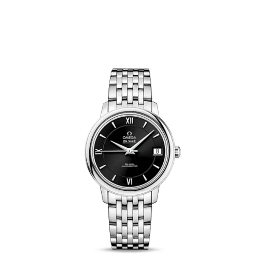 Omega De Ville Prestige Co-Axial 32.7 Stainless Steel / Black / Bracelet