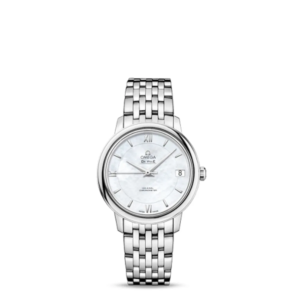 Omega De Ville Prestige Co-Axial 32.7 Stainless Steel / MOP / Bracelet
