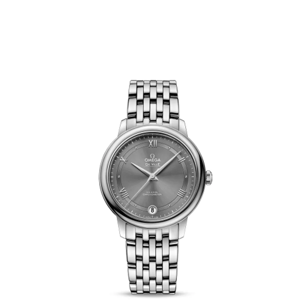 Omega De Ville Prestige Co-Axial 32.7 Stainless Steel / Vintage Grey / Bracelet