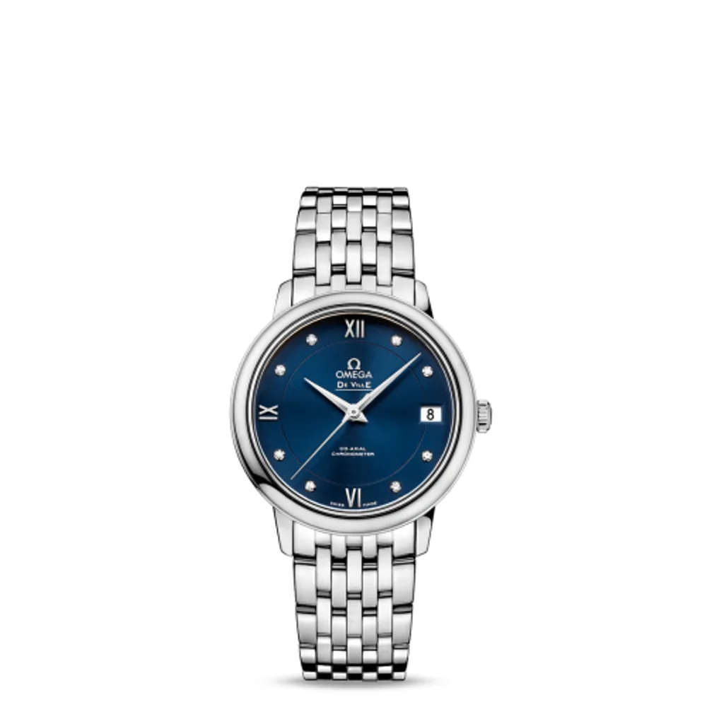 Omega De Ville Prestige Co-Axial 32.7 Stainless Steel / Blue / Stainless Steel