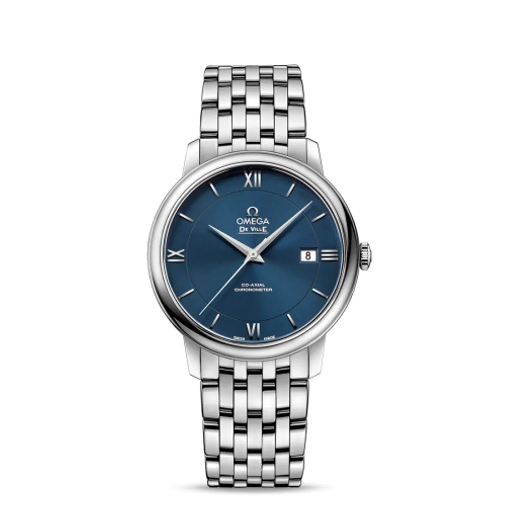 Omega De Ville Prestige Co-Axial 39.5 Stainless Steel / Blue / Bracelet