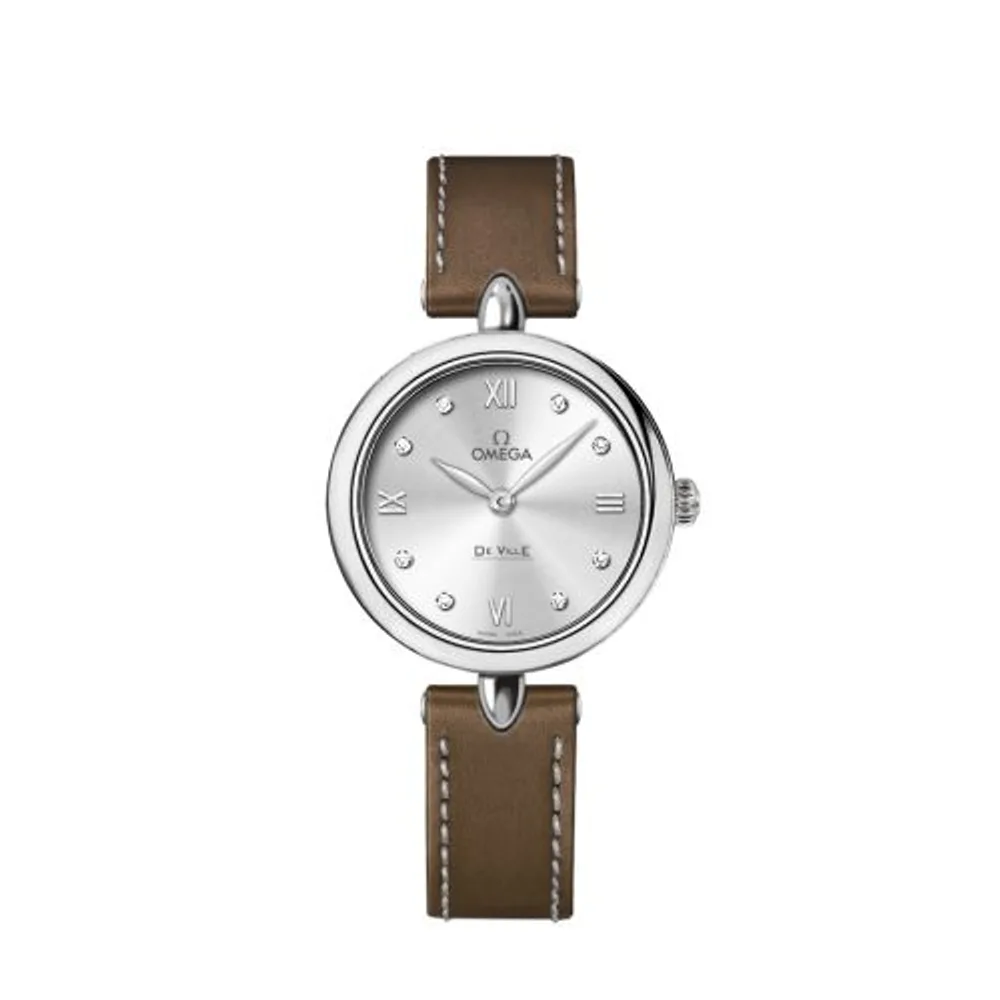 Omega De Ville Prestige Dewdrop Quartz 27.4 Stainless Steel / Silver