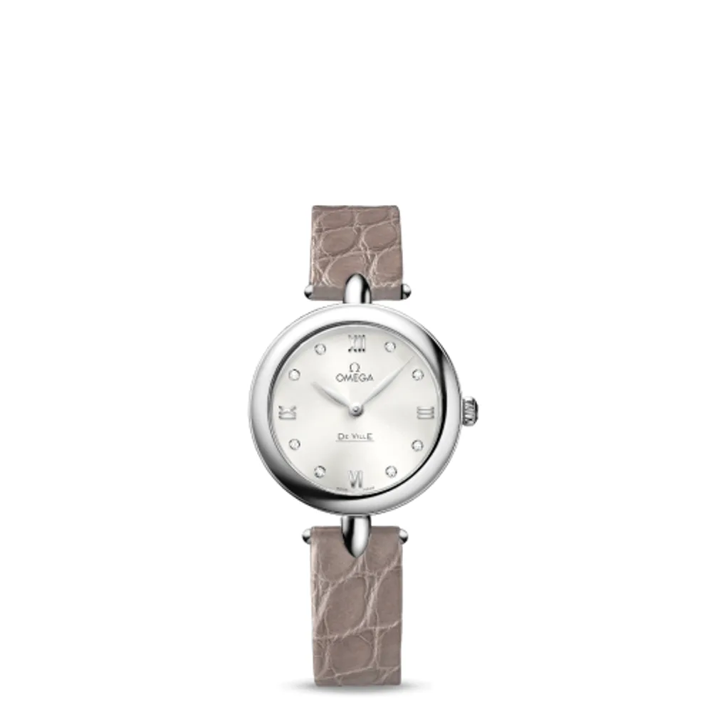 Omega De Ville Prestige Dewdrop Quartz 27.4 Stainless Steel / Silver