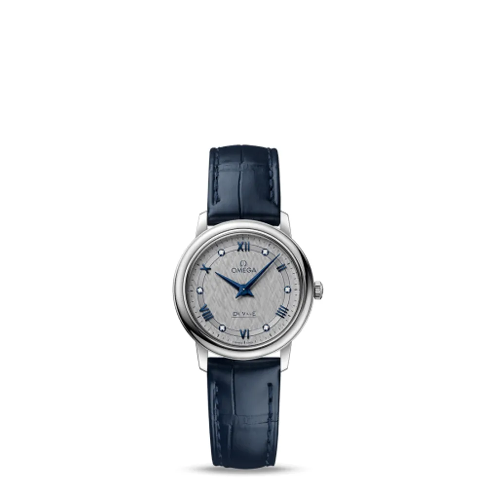 Omega De Ville Prestige Quartz 27.4 Stainless Steel / Vintage Grey Silk