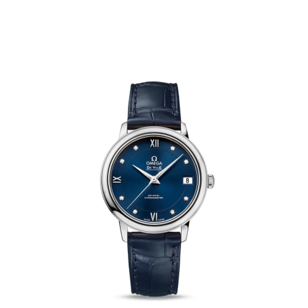 Omega De Ville Prestige Co-Axial 32.7 Stainless Steel / Blue