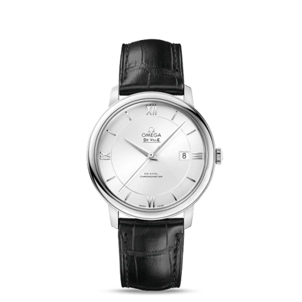 Omega De Ville Prestige Co-Axial 39.5 Stainless Steel / Silver