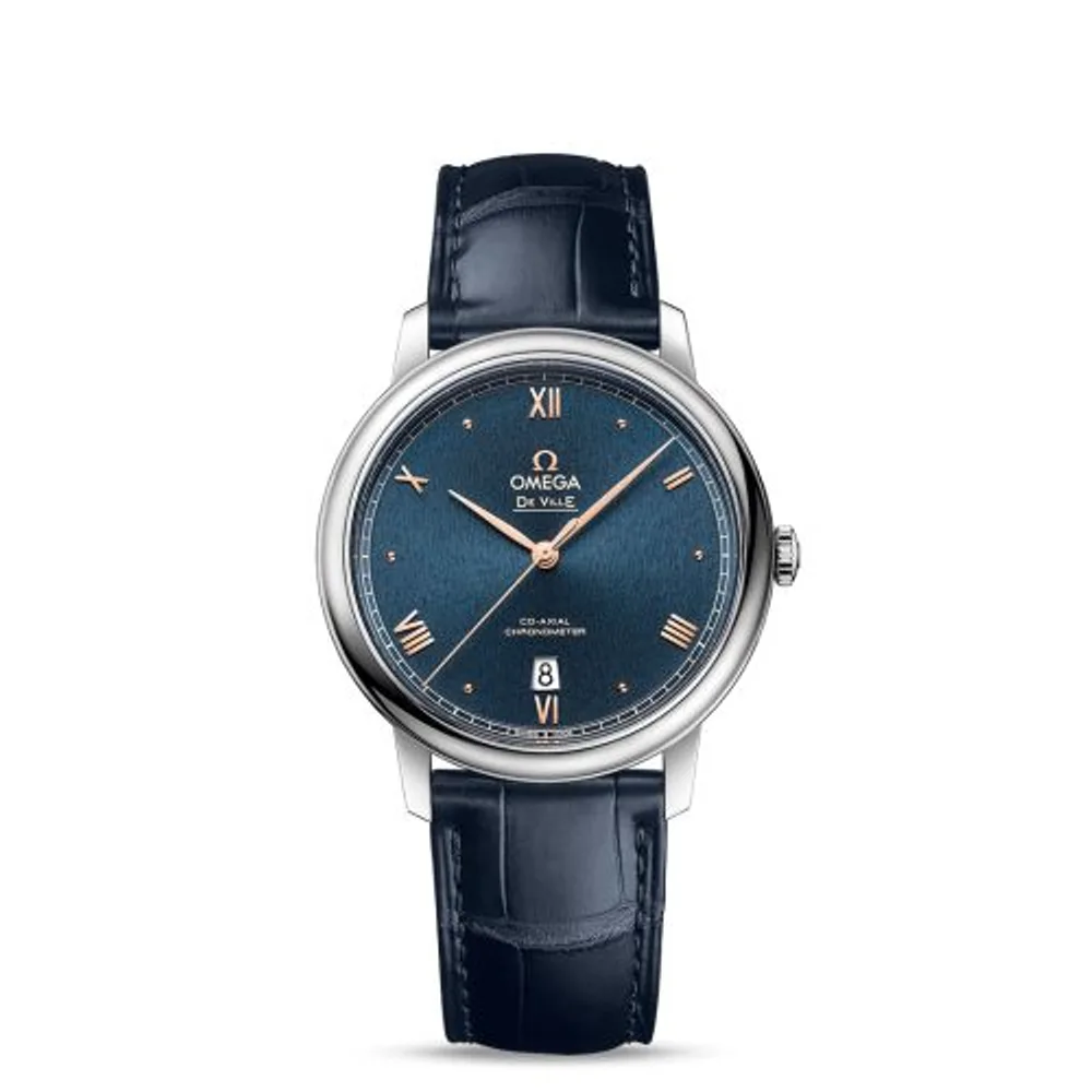 Omega De Ville Prestige Co-Axial 39.5 Stainless Steel / Blue Sunburst