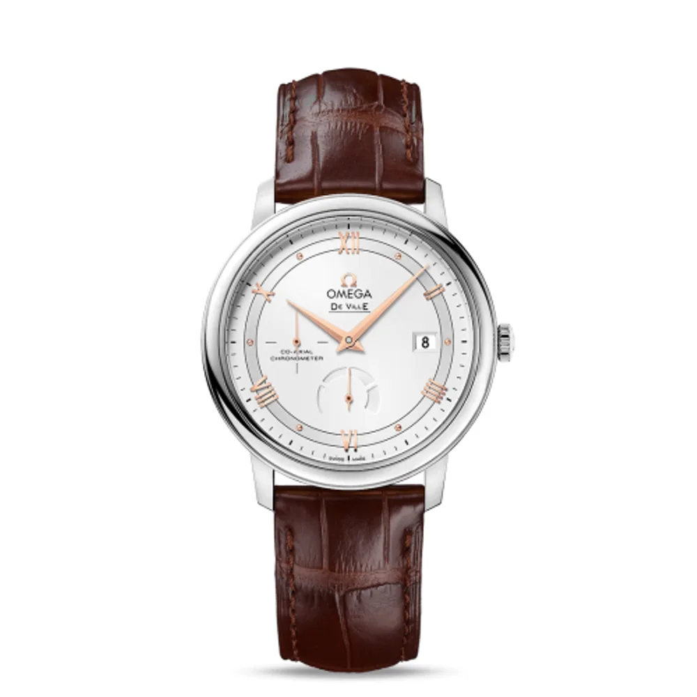 Omega De Ville Prestige Co-Axial 39.5 Power Reserve Stainless Steel / Vintage Silver