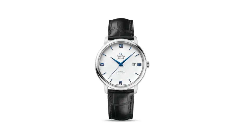 Omega De Ville Prestige Co-Axial 39.5 White Gold / White