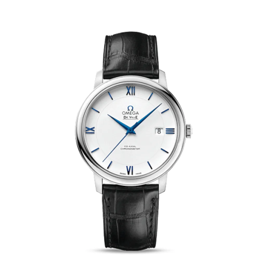 Omega De Ville Prestige Co-Axial 39.5 White Gold / White