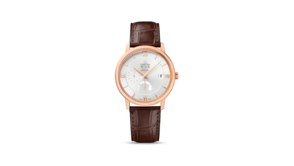 Omega De Ville Prestige Co-Axial 39.5 Power Reserve Red Gold / Silver