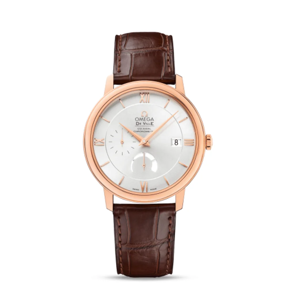 Omega De Ville Prestige Co-Axial 39.5 Power Reserve Red Gold / Silver