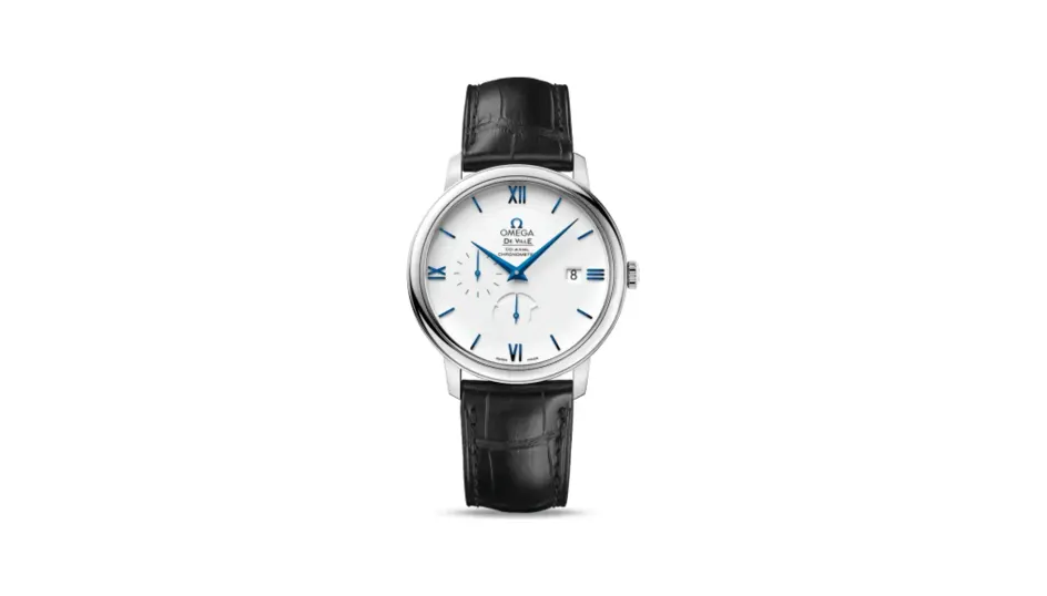 Omega De Ville Prestige Co-Axial 39.5 Power Reserve White Gold / White