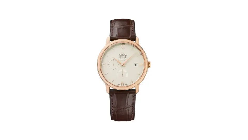 Omega De Ville Prestige Co-Axial 39.5 Power Reserve Red Gold / Ivory / GUM Red Square