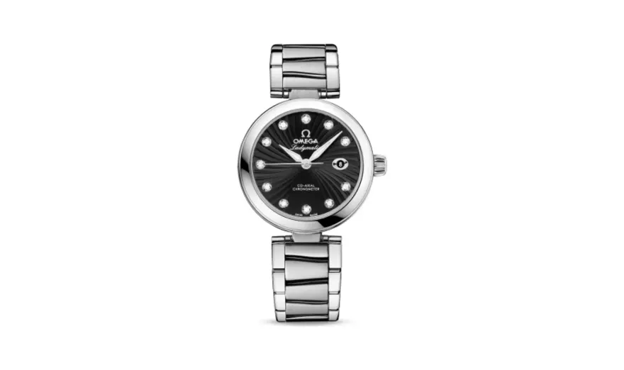 Omega LadyMatic Co-Axial 34 Stainless Steel / Black / Bracelet