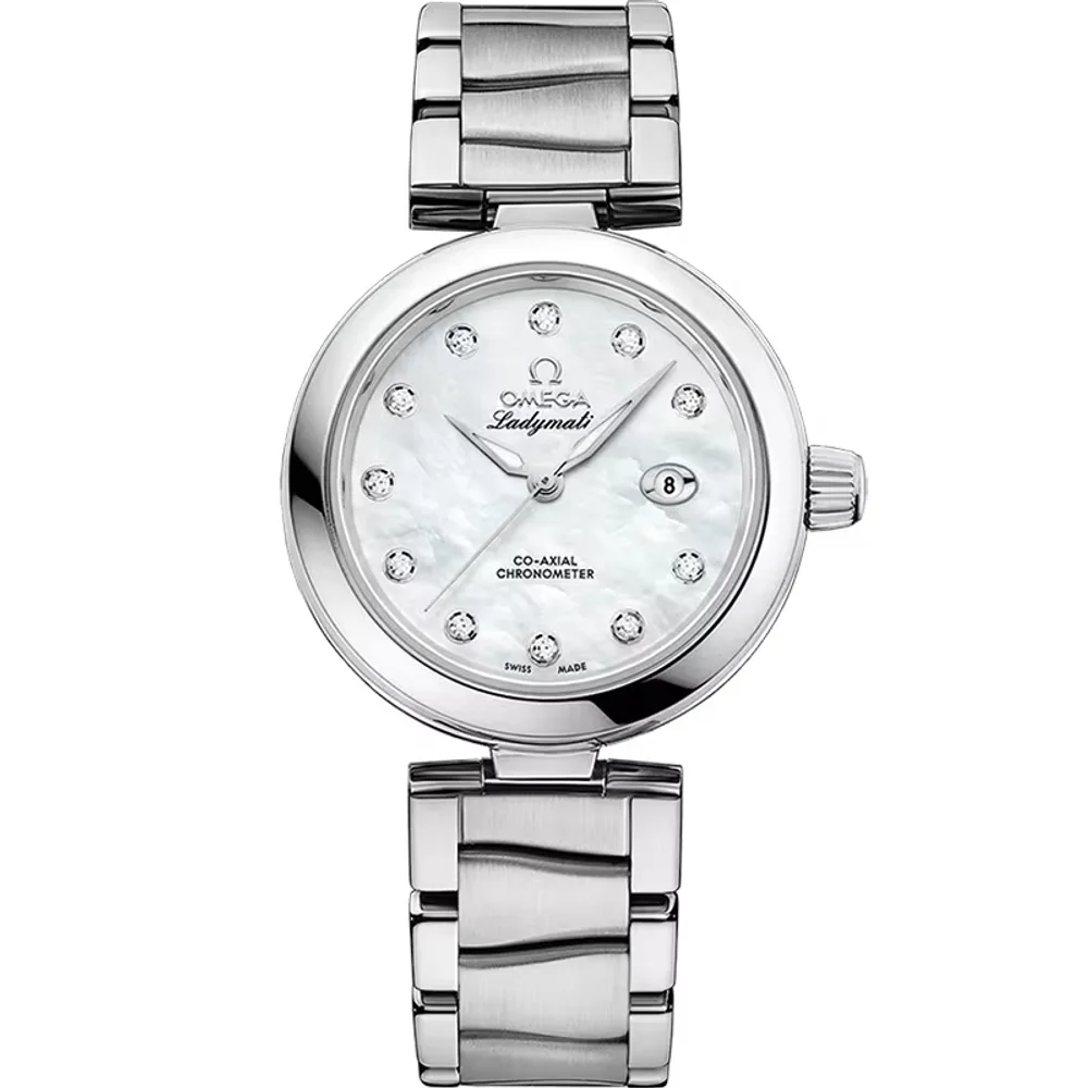 Omega De Ville Ladymatic 34 mm, steel on steel