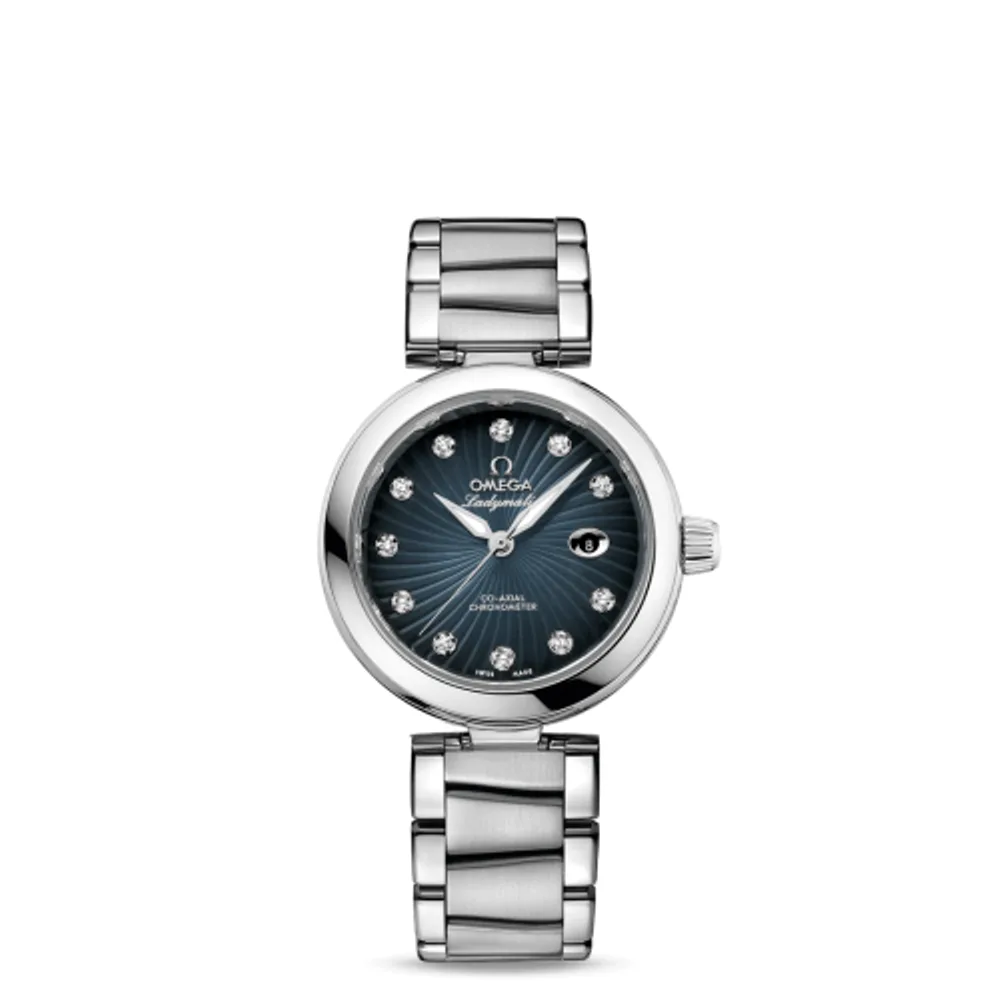 Omega LadyMatic Co-Axial 34 Stainless Steel / Grey / Bracelet
